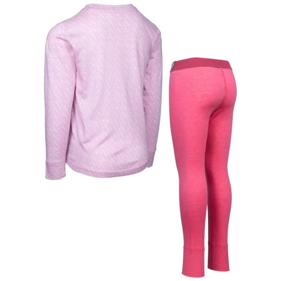 Trespass Childrens/Kids Alec Base Layer Set (Rose) - Image 2