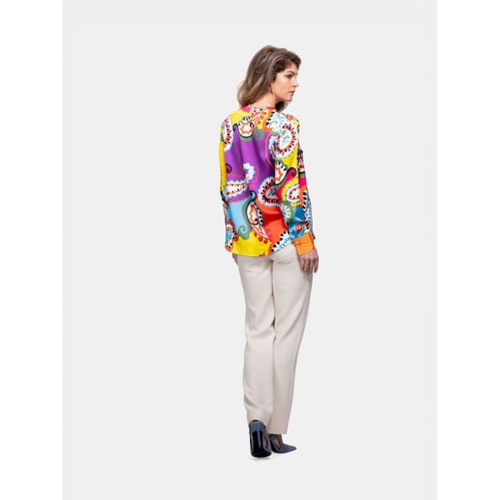Mucho Gusto Zijden blouse monza paisley - Image 4