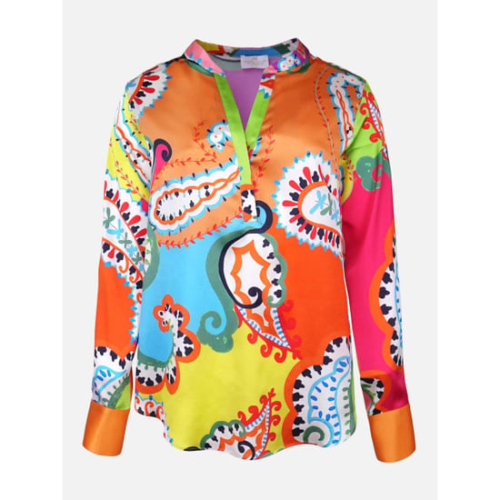 Mucho Gusto Zijden blouse monza paisley - Image 5