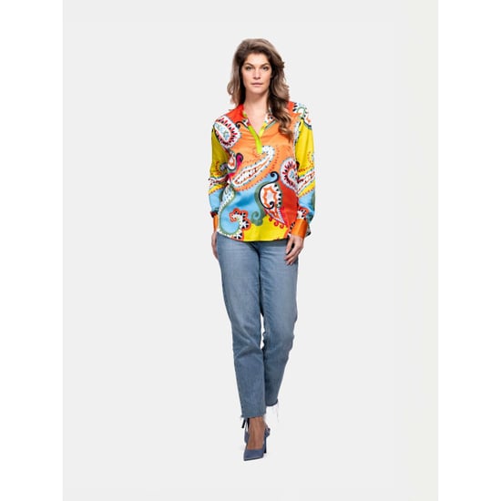 Mucho Gusto Zijden blouse monza paisley - Image 6