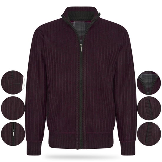 Cappuccino Italia Bounded jacket burgundy - Image 2