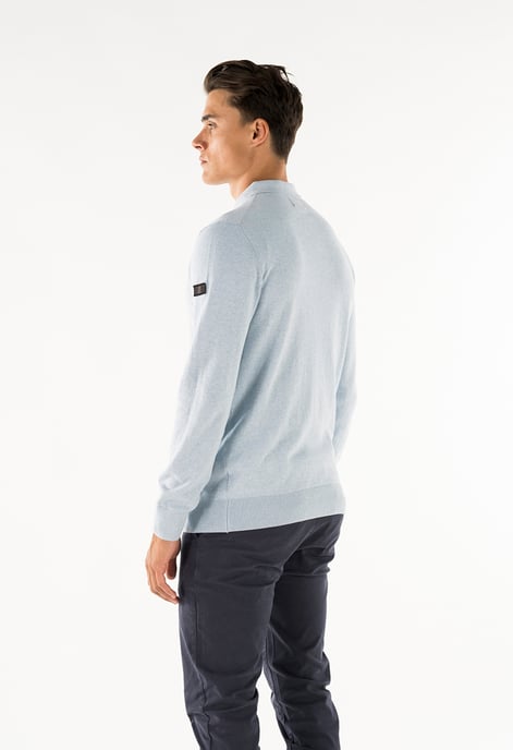 PRESLY & SUN Brad long sleeve knitted polo - Image 3
