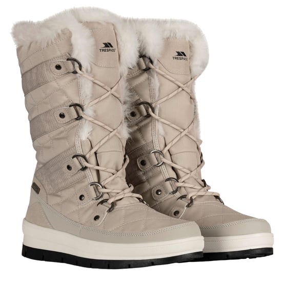 Trespass Womens/Ladies Evelyn Snow Boots (Stone) - Image 1
