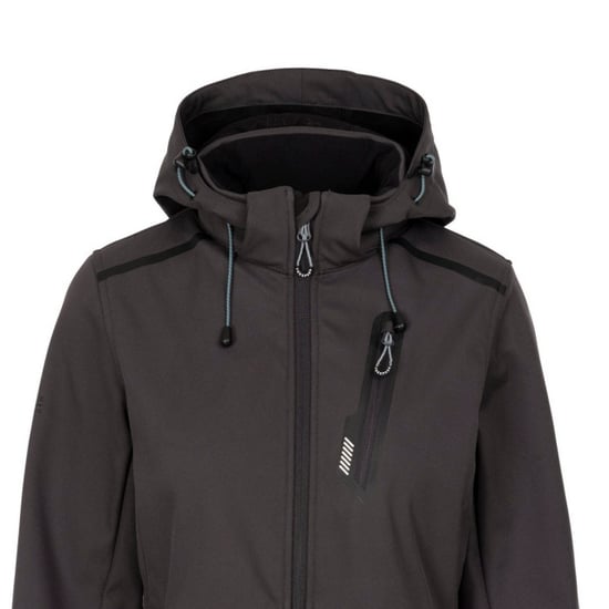 Trespass Womens/Ladies Neman TP75 Soft Shell Jacket (Dark Grey) - Image 3