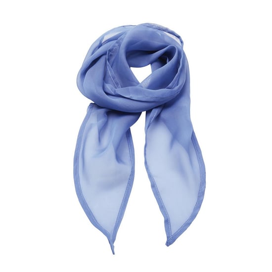 Premier Womens/Ladies Chiffon Scarf (Mid Blue) - Image 1