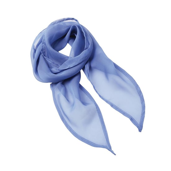 Premier Womens/Ladies Chiffon Scarf (Mid Blue) - Image 2