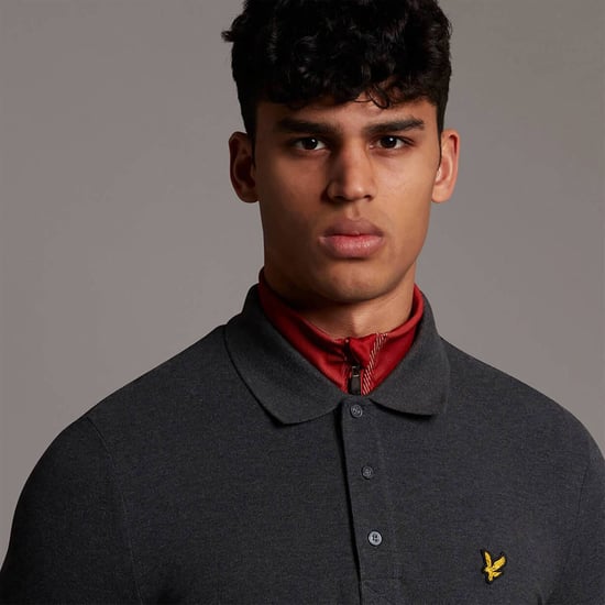 Lyle & Scott Polo SS Vanlig polotröja Grå - Image 4