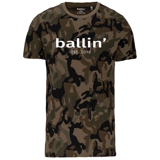 Ballin Est. 2013 Tee SS Army Camouflage Skjorta Grön - Image 1