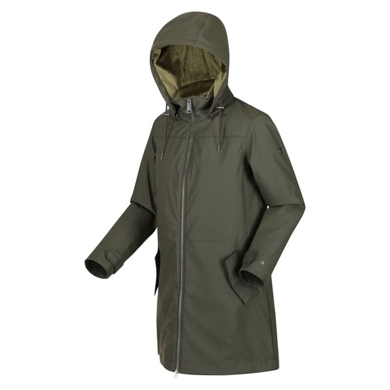 Regatta Womens/Ladies Fantine Baffled Padded Jacket (Dark Khaki) - Image 3