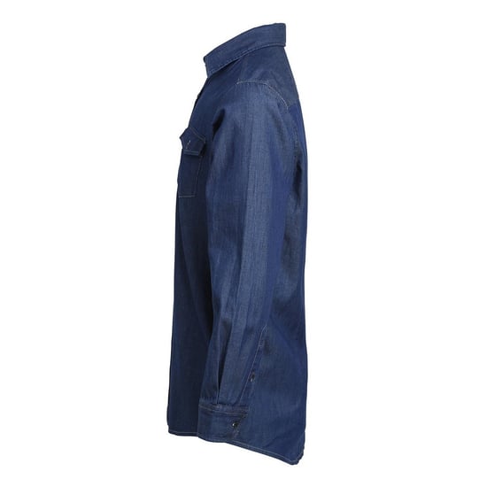 Premier Heren denim jean stijl gestikt overhemd - Image 3