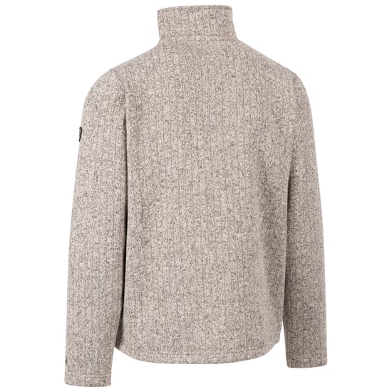 Trespass Mens Porlock Fleece Jacket (Light Grey Marl) - Image 2