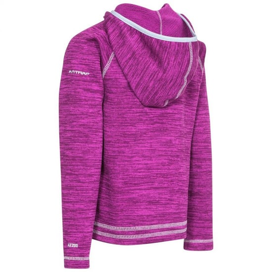 Trespass Childrens girls goodness full zip hooded fleece jacket - Image 2