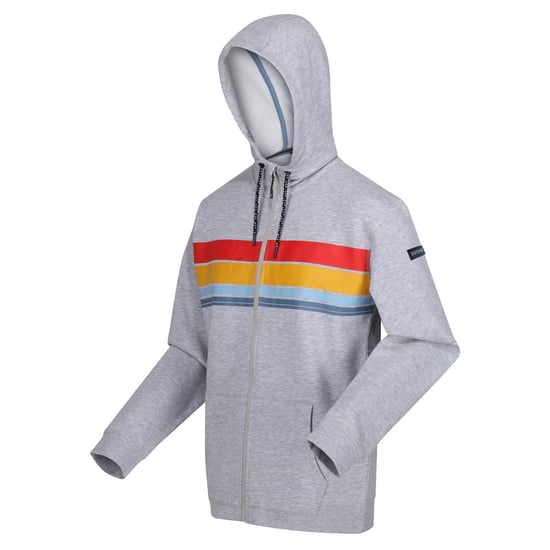 Regatta Mens Shorebay II Full Zip Hoodie (Silver Grey Marl) - Image 3