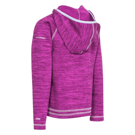 Trespass Childrens girls goodness full zip hooded fleece jacket - Image 3