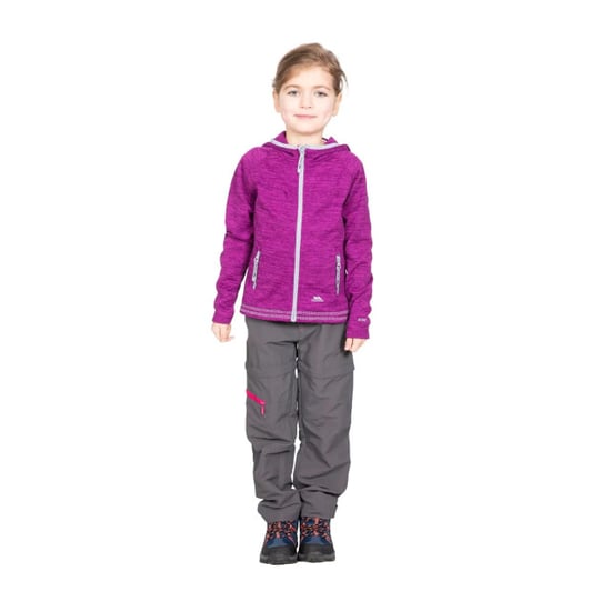 Trespass Childrens girls goodness full zip hooded fleece jacket - Image 4