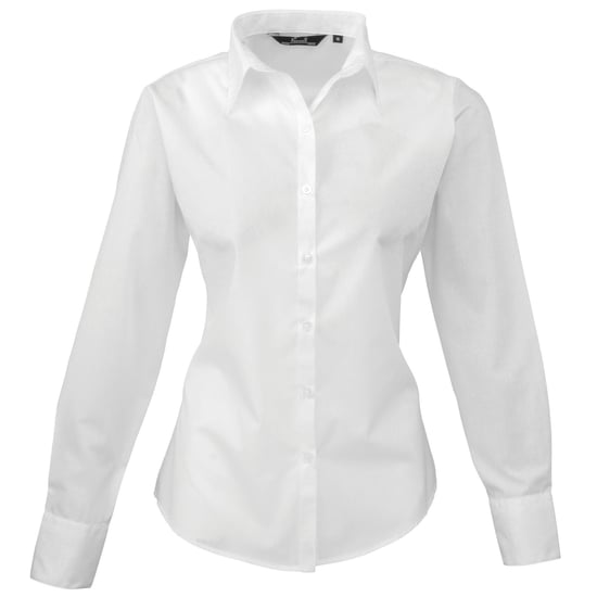 Premier Dames popeline blouse met lange mouwen - Image 1