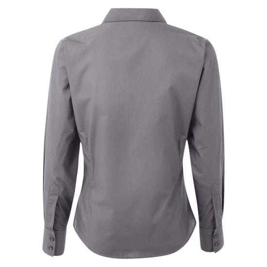 Premier Dames popeline blouse met lange mouwen - Image 2