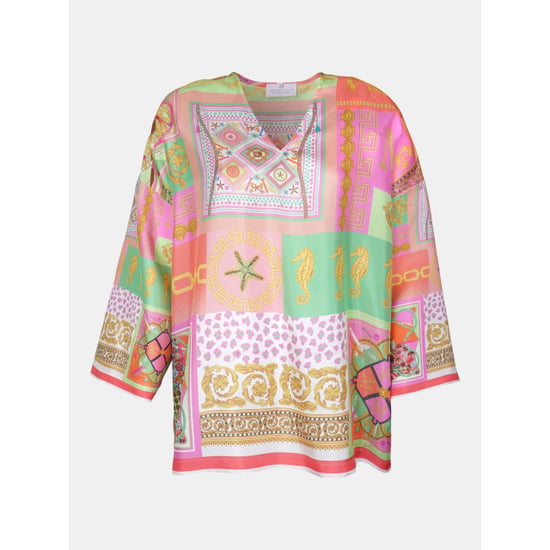 Mucho Gusto Zijden blouse seta baroque oceaan print - Image 6
