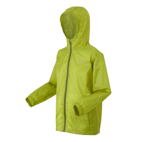 Regatta Groot buitenshuis kinderen/kinderen pakket it jasje iii waterdichte packaway zwart - Image 3