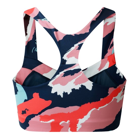 Dare 2B Womens/Ladies Marble Swirl Sports Bra (Light Pink/White/Navy) - Image 2