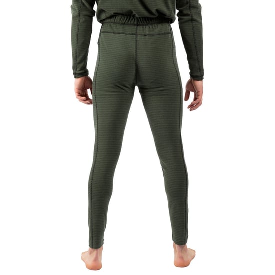 Trespass Mens Kirk Base Layer Bottoms (Ivy/Black) - Image 2