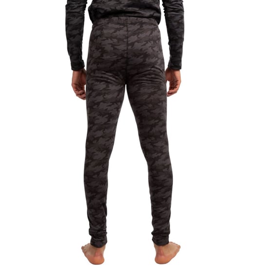 Trespass Mens Derren Camo Base Layer Bottoms (Dark Grey) - Image 3