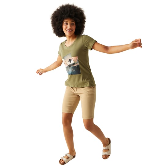Regatta Womens/Ladies Bayletta Shorts (Oat) - Image 4