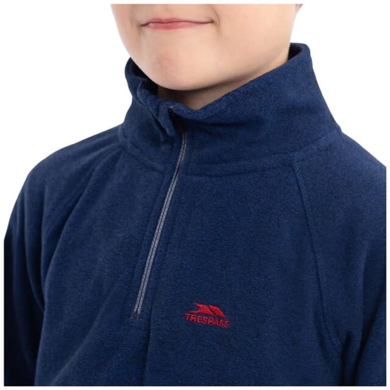Trespass Childrens/Kids Keynote Fleece (Dark Navy) - Image 4