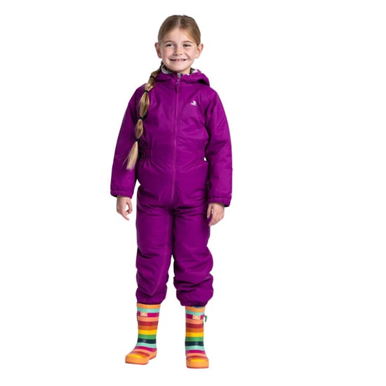 Trespass Kids unisex dripdrop gewatteerd waterdicht regenpak - Image 4