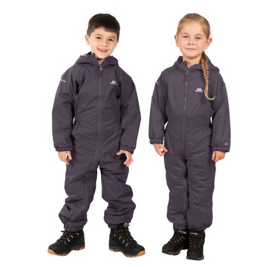 Trespass Kids unisex dripdrop gewatteerd waterdicht regenpak - Image 4