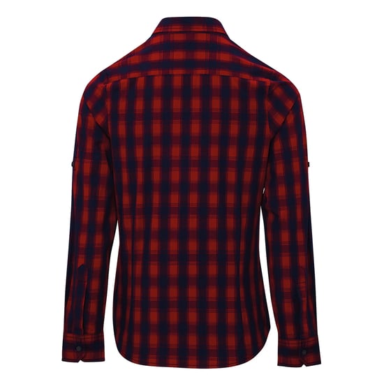 Premier Dames mulligan geruit katoenen shirt met lange mouwen - Image 2