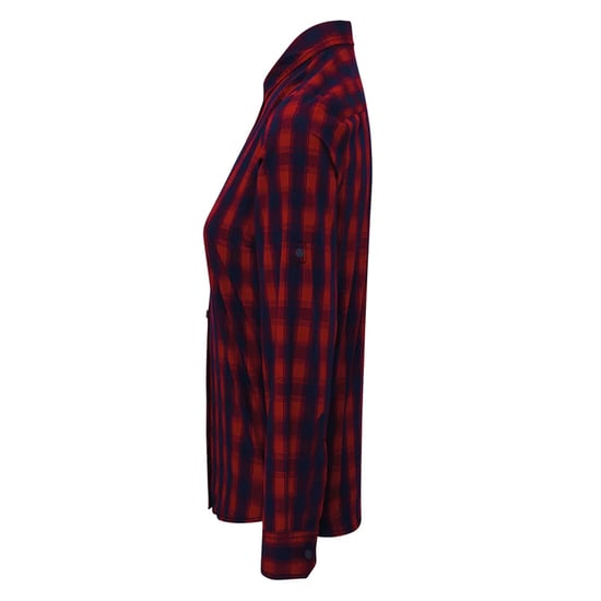 Premier Dames mulligan geruit katoenen shirt met lange mouwen - Image 3