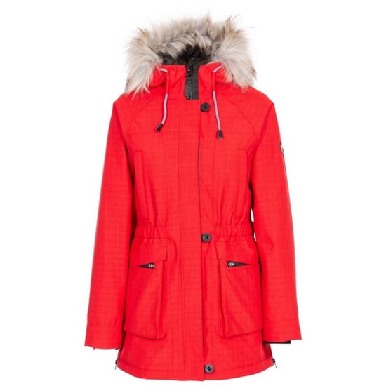 Trespass Womens/Ladies Caption Waterproof Parka (Red) - Image 1