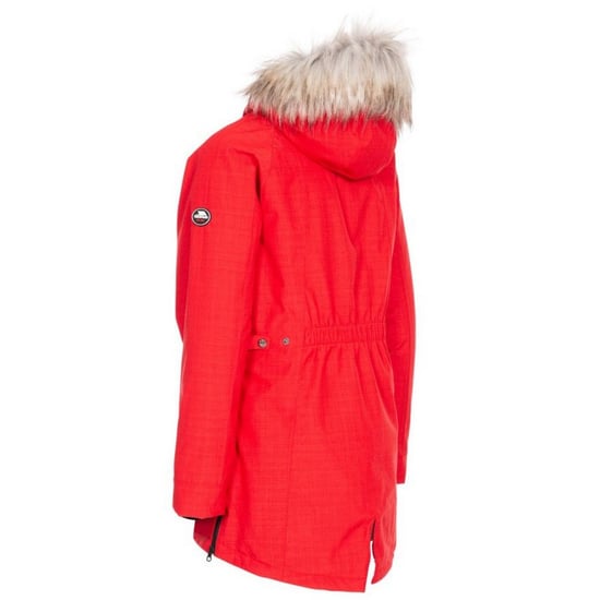 Trespass Womens/Ladies Caption Waterproof Parka (Red) - Image 2