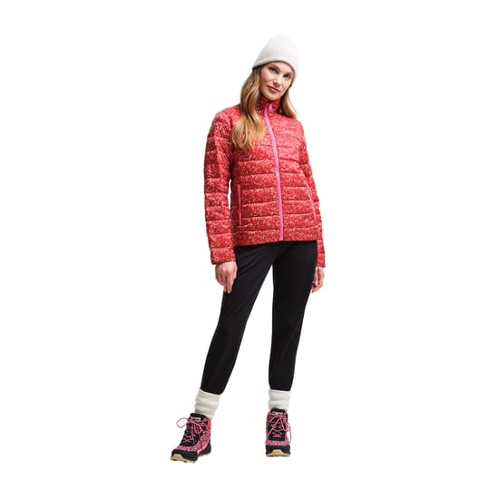 Regatta Womens/Ladies Orla Kiely Berry Bubble Baffled Padded Jacket (Red) - Image 4