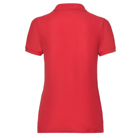 Fruit of the Loom Womens/Ladies Polo Shirt (Red) - Image 2