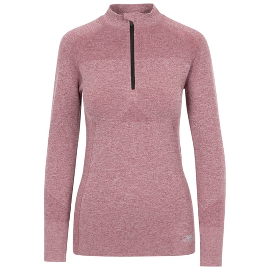 Trespass Dames pelina half zip active top met lange mouwen - Image 1