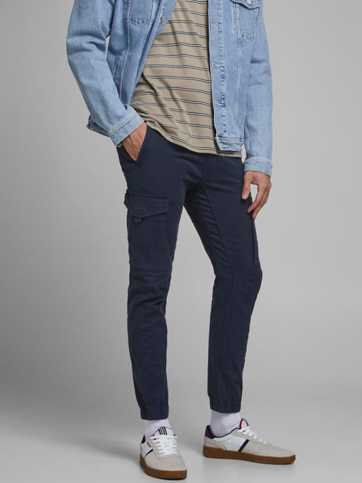Jack & Jones Jeans Paul Warner Cargo Blue - Image 3