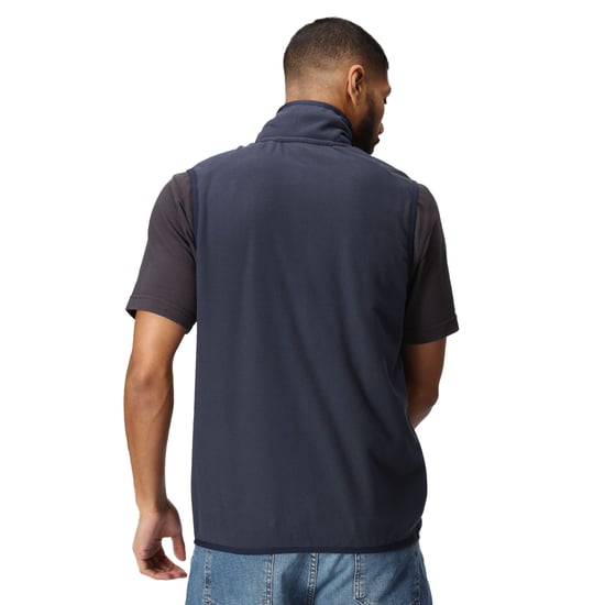Regatta Mens Navigate Fleece Gilet (Navy/Seal Grey) - Image 4