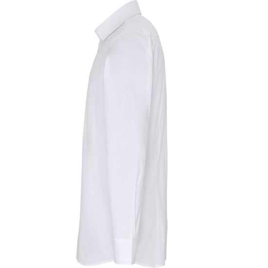 Premier Mens Stretch Fit Poplin långärmad skjorta (Vit) - Image 3