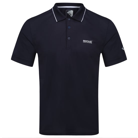 Regatta Mens Maverick V Active Polo Shirt (Navy) - Image 1