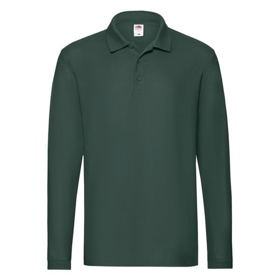 Fruit of the Loom Heren premium poloshirt met lange mouwen - Image 1