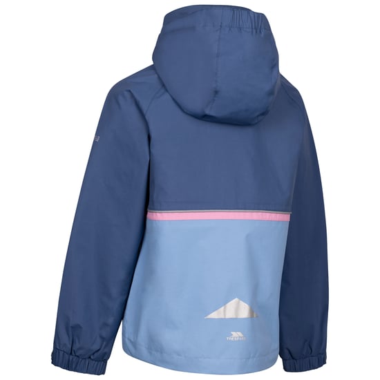 Trespass Girls Allora TP50 Waterproof Jacket (Blue Tone) - Image 2