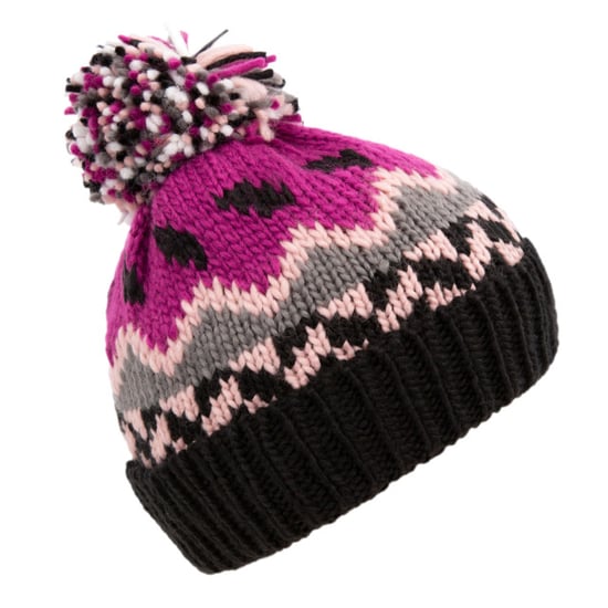 Trespass Barn Twiglet Chunky Stickad Fleece Fodrad Mössa (Lila Orkidé) - Image 4