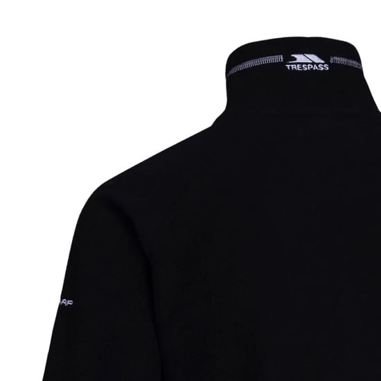 Trespass Womens/Ladies Skylar Fleece Top (Black/Light Mulberry) - Image 3