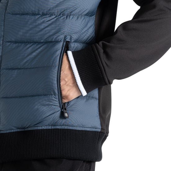 Dare 2B Mens Frost Quilted Hybrid Jacket (Moonlight Denim/Black) - Image 3