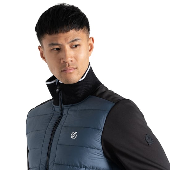Dare 2B Mens Frost Quilted Hybrid Jacket (Moonlight Denim/Black) - Image 4