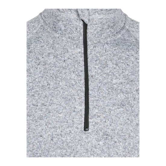 Trespass Mens Corsham Marl Half Zip Fleece Top (Grey) - Image 3