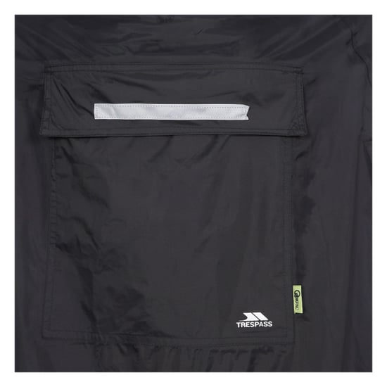 Trespass Unisex qikpac waterdichte opbergbare poncho met capuchon - Image 4