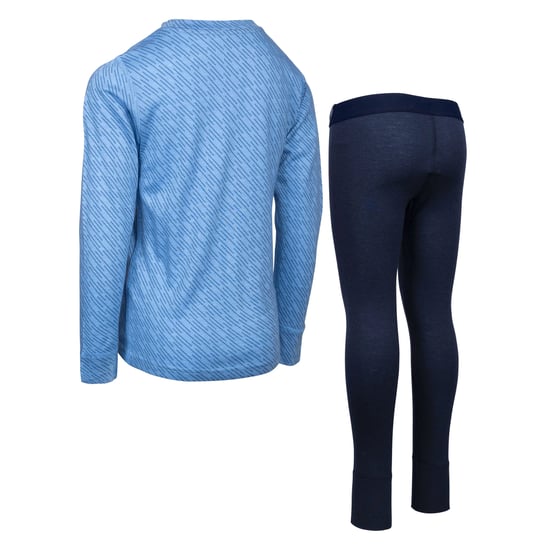 Trespass Childrens/Kids Alec Base Layer Set (Cornflower) - Image 2